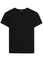 Good American Stretch-cotton T-shirt Black