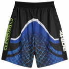 END. x Aries Moto Dodgem Airtex Short in Black/Blue