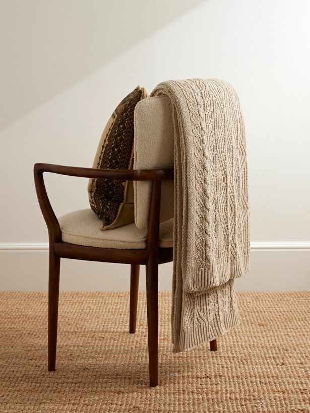 Photo: Ralph Lauren Home - Owen Cable-Knit Cotton Blanket