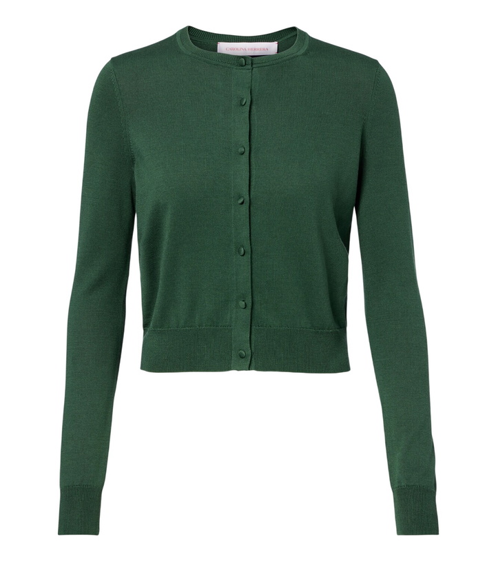 Photo: Carolina Herrera Silk and cotton cardigan