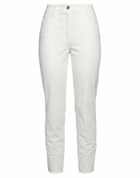 Peserico Womens Jeans in Off white