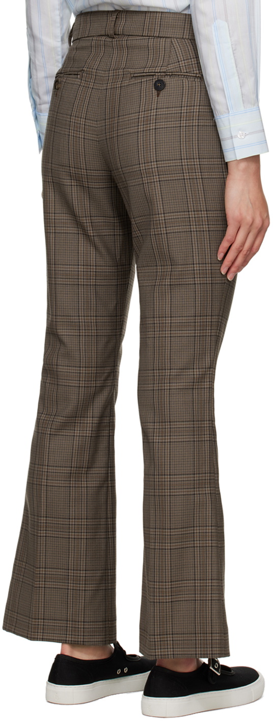 Ernest W. Baker Brown Flared Trousers