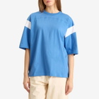 YMC Women's Skate T-Shirt in Blue/White