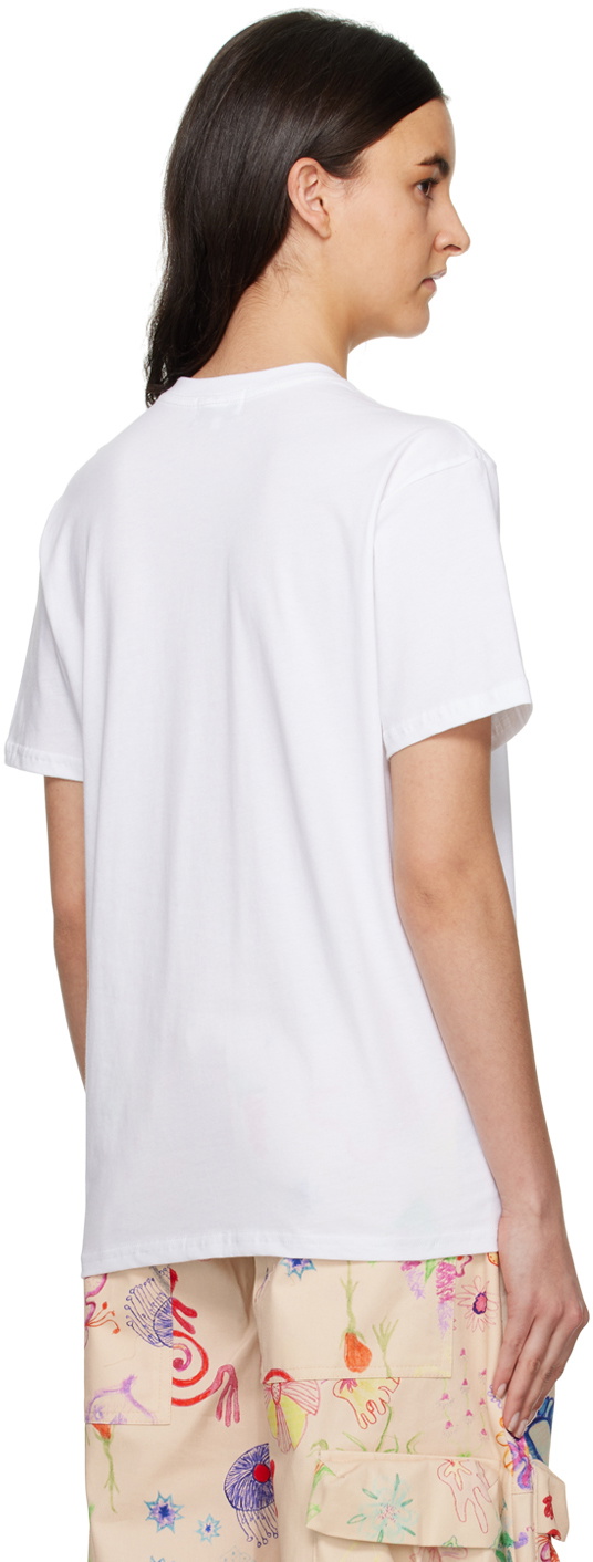 最新な Collina Strada Collina T-Shirt Embellished White Strada トップス