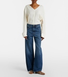 Frame The Bow barrel-leg jeans