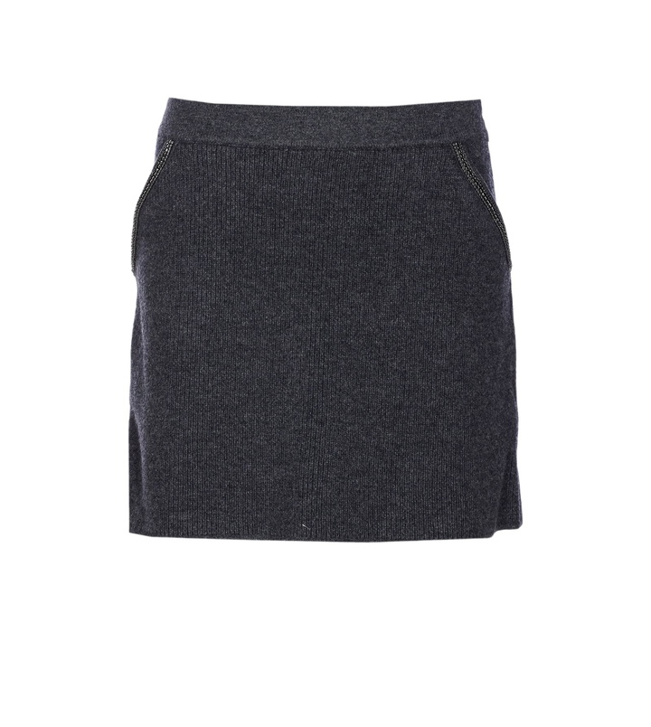 Photo: self-portrait Knit Mini Skirt