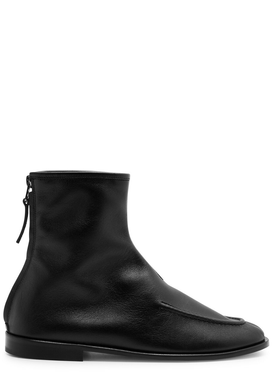 Hereu Armenta Shearling Ankle Boots Brown HEREU