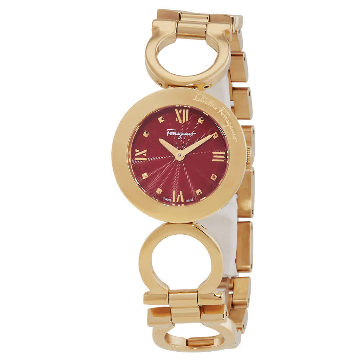 Ferragamo Gancino Quartz Red Dial Ladies Watch SFYA01122  display picture 2