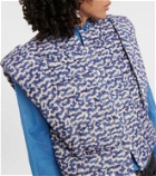 Marant Etoile Aziela printed cotton vest