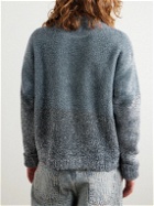 ERL - Metallic Intarsia-Knit Sweater - Silver