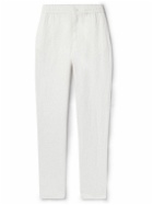 Orlebar Brown - Cornell Straight-Leg Washed Linen Trousers - White
