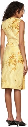 Kwaidan Editions Yellow Floral Midi Dress