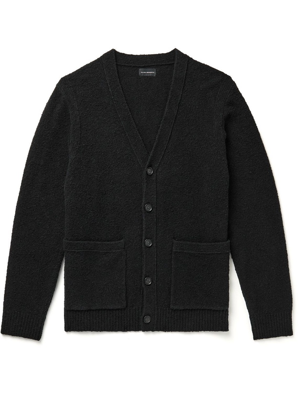 Photo: Club Monaco - Cotton-Blend Bouclé Cardigan - Black