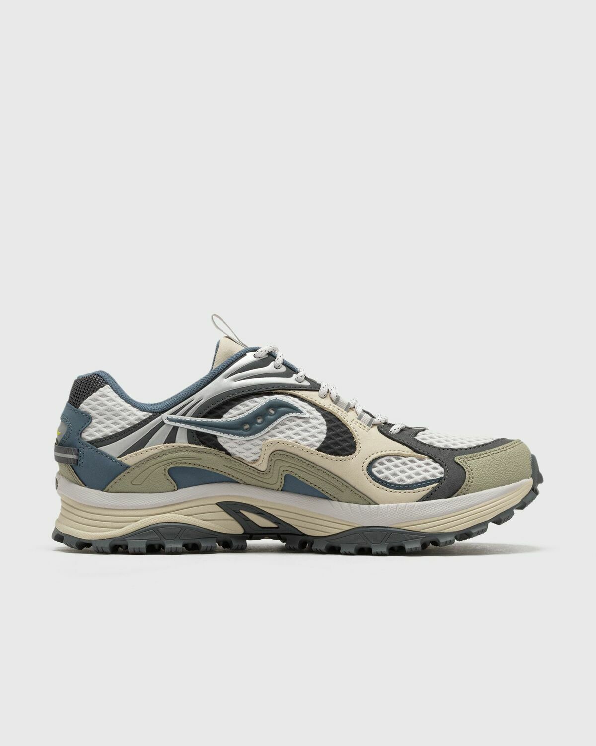 Saucony Originals GRID AURA X Green Mens Lowtop