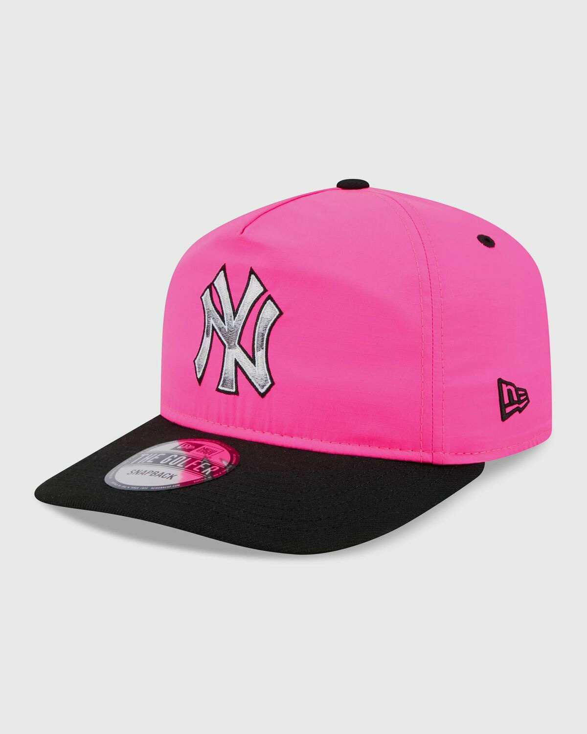 New Era Chrome Logo Golfer 22779 Ny Yankees Pink Caps New