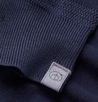 rag & bone - Lance Garment-Dyed Cotton Sweater - Blue