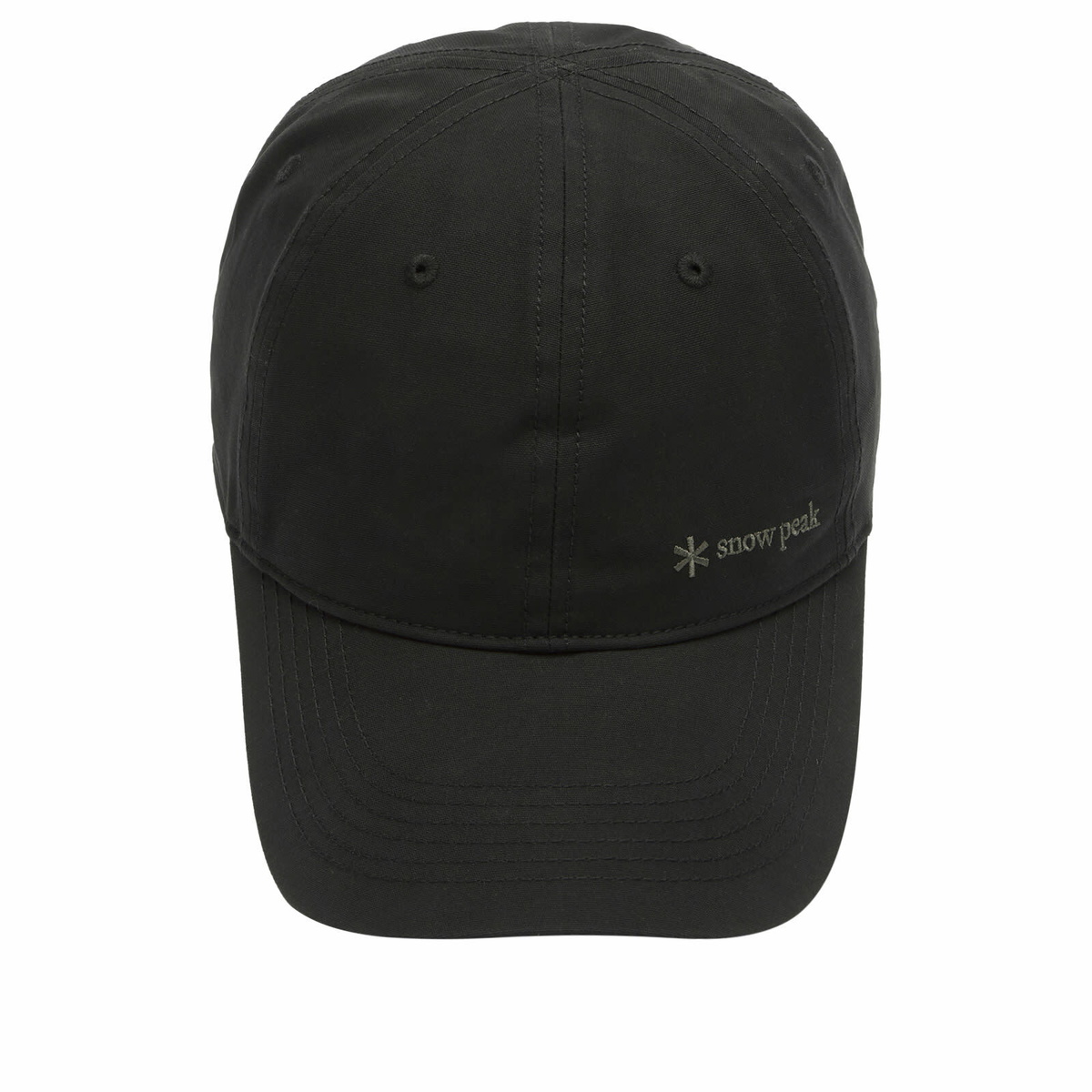 Snow Peak Men's Light Dobby Cloth Cap in Black 