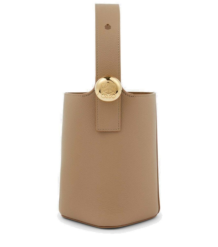 Photo: Loewe Pebble Mini leather bucket bag