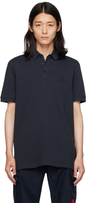 Photo: Hugo Navy Patch Polo