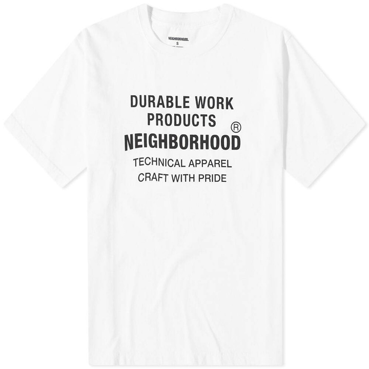 Photo: Neighborhood Men's NH-8 T-Shirt in White
