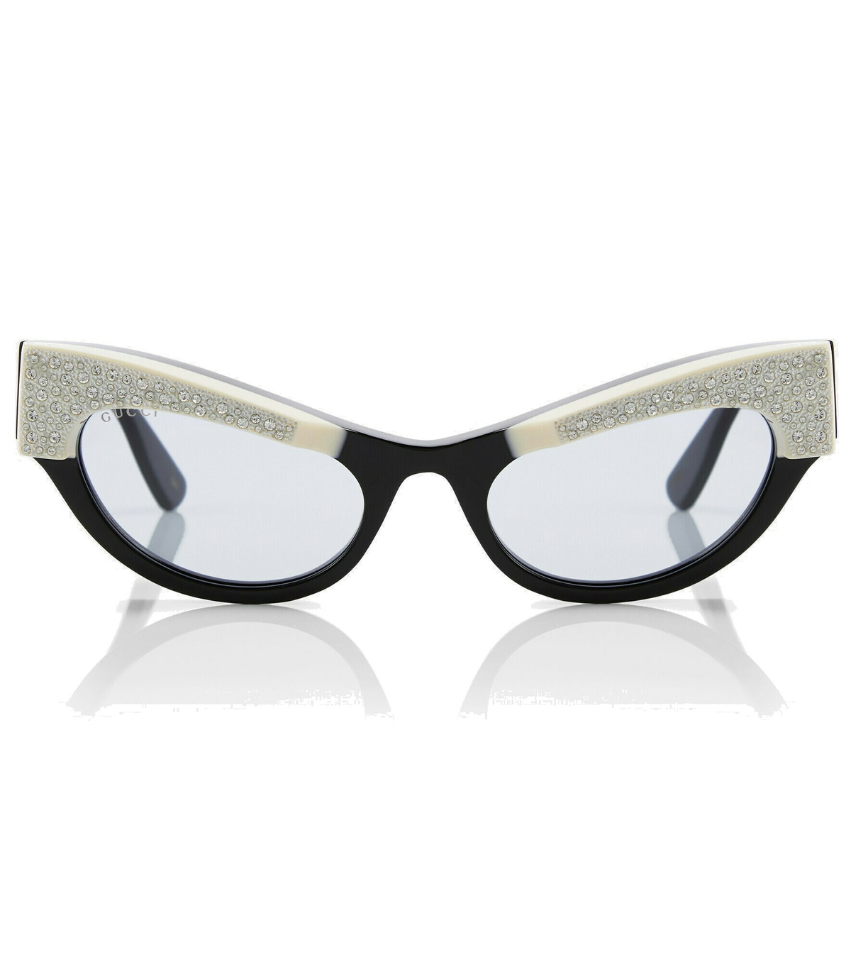 Gucci Crystal Embellished Cat Eye Sunglasses Gucci 9724