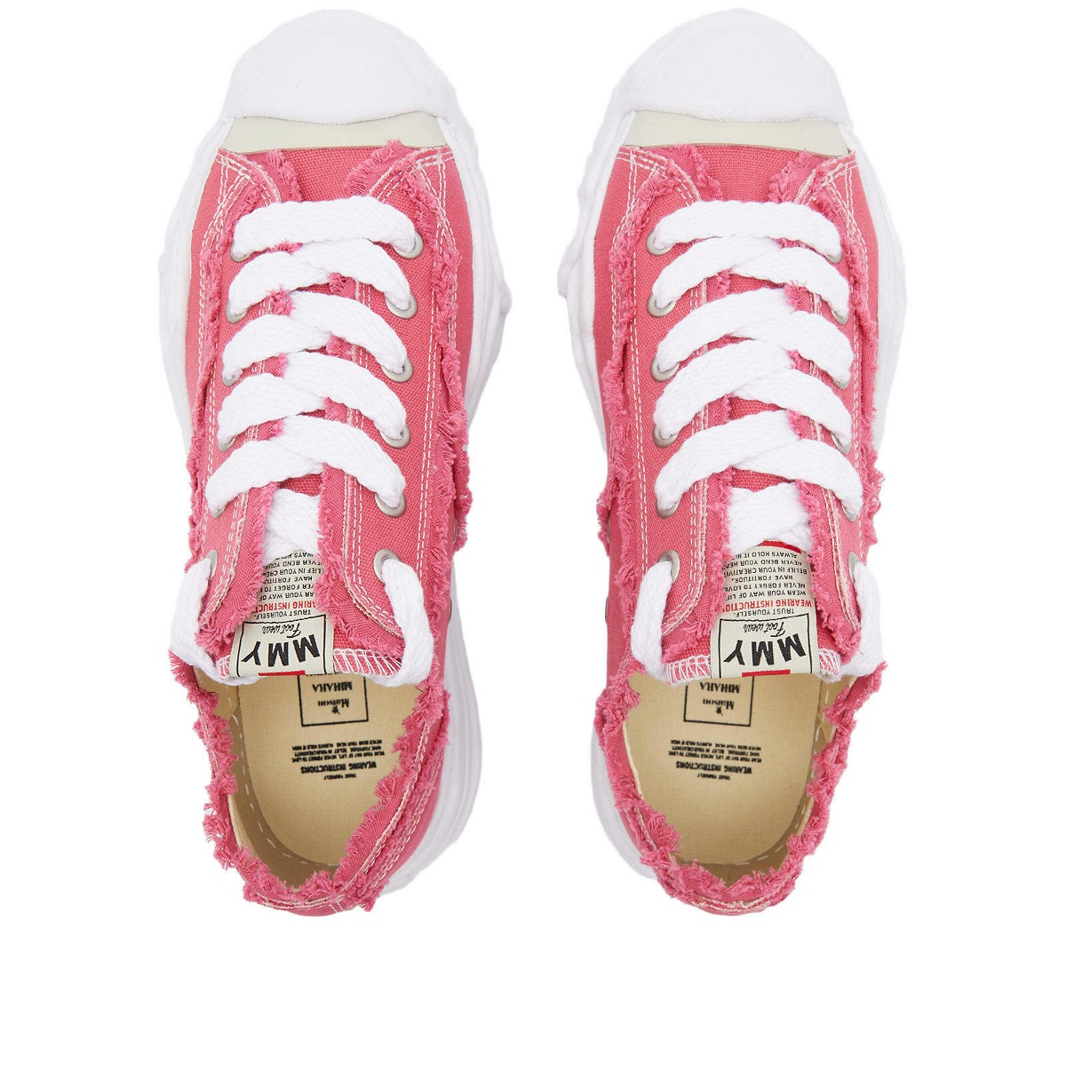 Maison MIHARA YASUHIRO Men's Hank Original Low Sneakers in Pink Maison ...