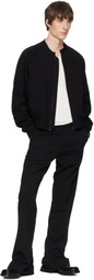 AARON ESH Black Varsity Jacket