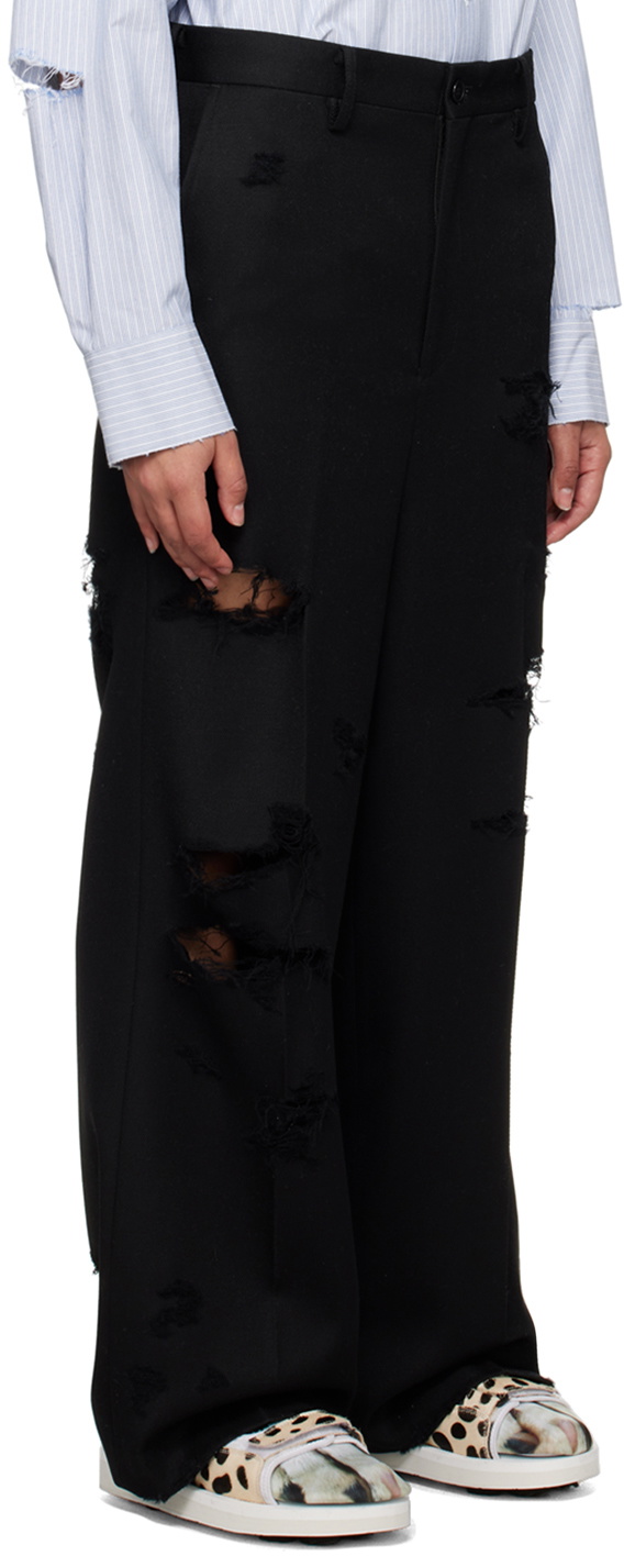 Doublet Black Destroyed Trousers