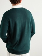 Drake's - Merino Wool Rugby Shirt - Green