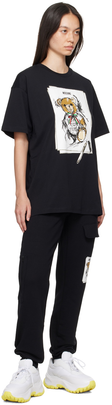 Moschino Black Teddy Bear T-Shirt