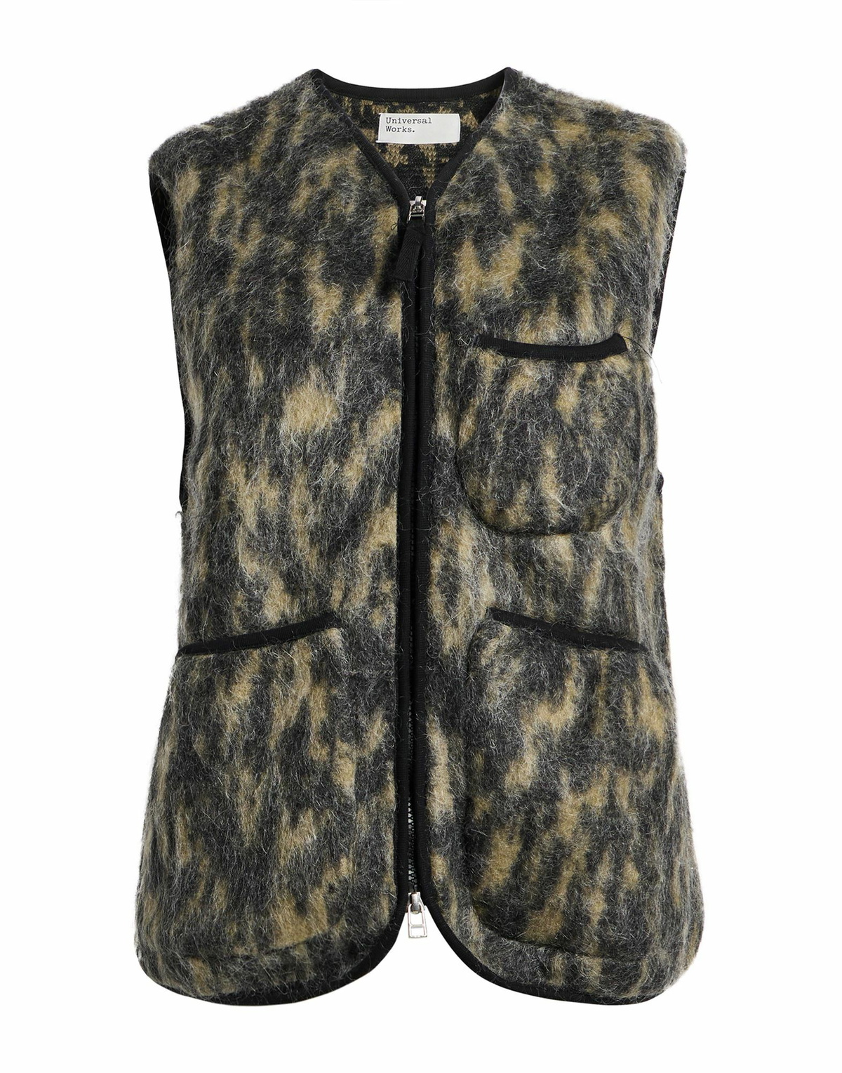 Universal Works Womens Vest Dark in Green