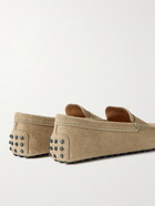 Tod's - Gommino Suede Driving Shoes - Brown