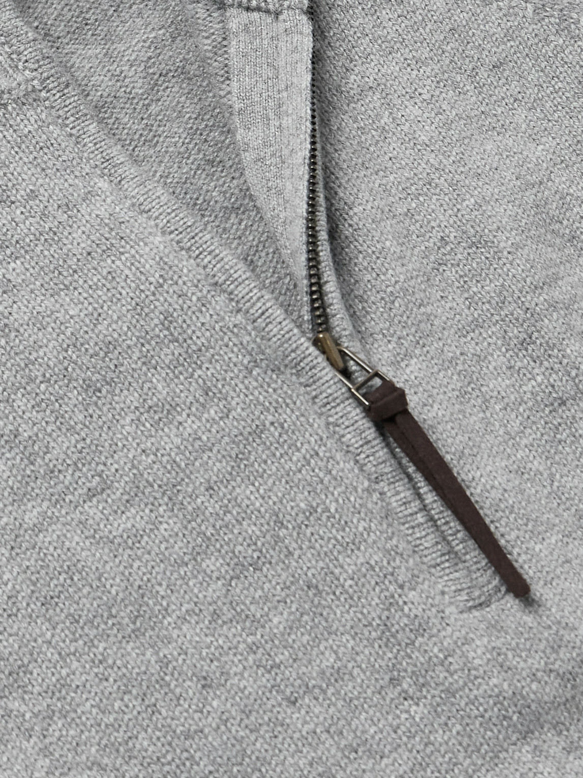 Sid Mashburn - Cashmere Half-Zip Sweater - Gray