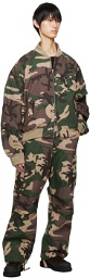 Reese Cooper Khaki Camouflage Cargo Pants