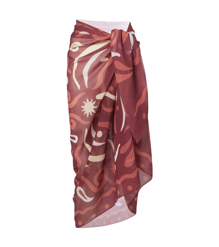 Photo: Cala de la Cruz Luana printed beach cover-up
