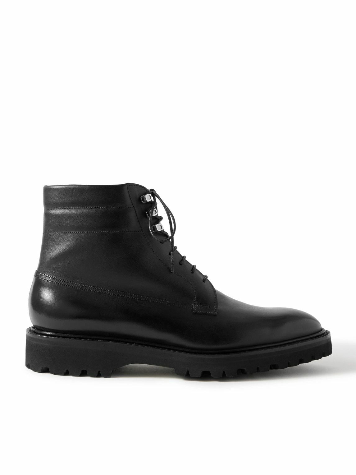 John Lobb - Alder Leather Boots - Black