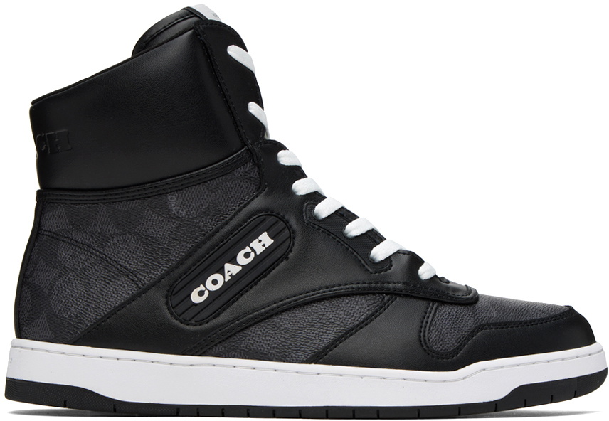 【関税込み】Coach 1941 ブラック&グレー High Line スニーカー Coach 1941 Black & Gray C202 Sneakers Coach 1941