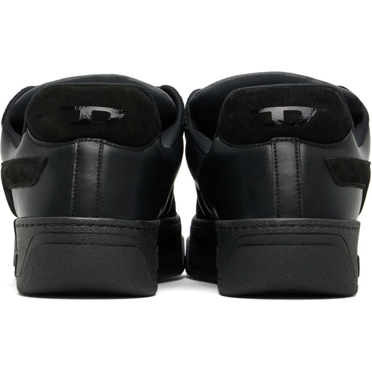 Diesel Black D-Ollie-Monochrome Sneakers