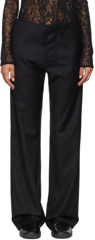 Photo: Gabriela Coll Garments Black No.205 Trousers