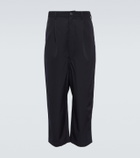 Comme des Garçons Homme High-rise cropped wool pants