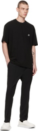 Solid Homme Black Set Up Trousers