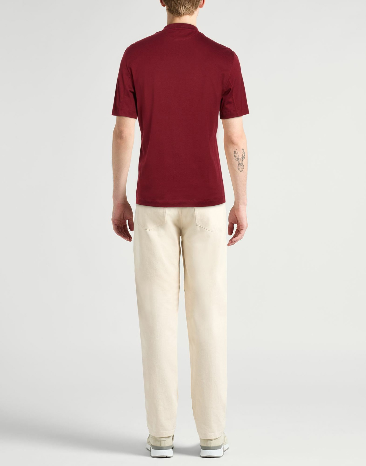 Brunello Cucinelli Mens T-shirt Brick