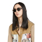 Burberry Beige Vintage Check Round Frame Sunglasses
