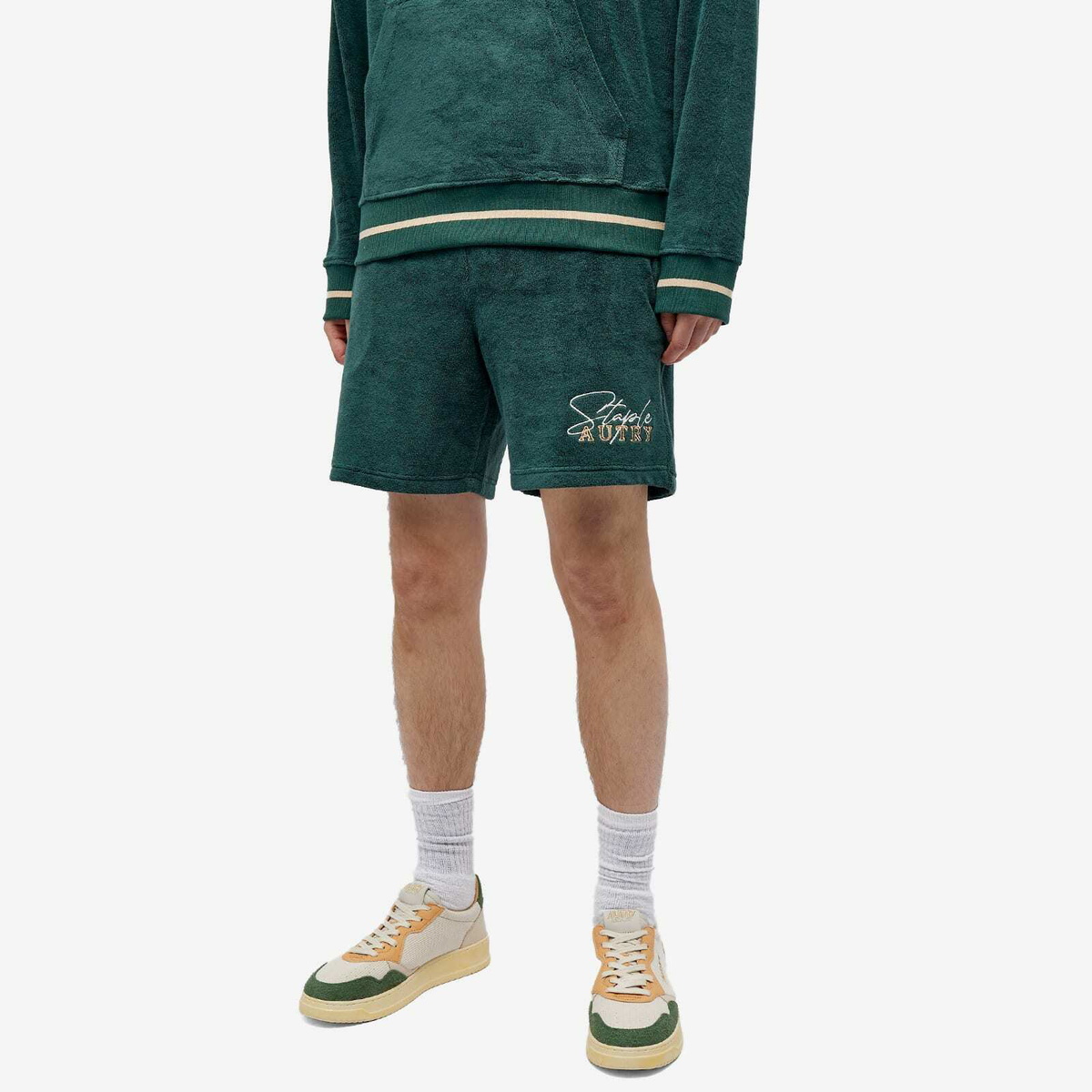 Autry Men's x Staple Shorts in Tinto Green