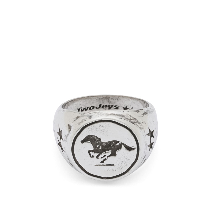 Photo: TwoJeys Galloping Signet Ring in Silver