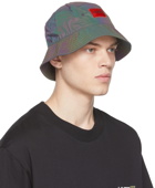 Hugo Purple Iridescent Twill Bucket Hat