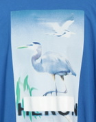 Heron Preston Mens T-shirt Bright in Blue