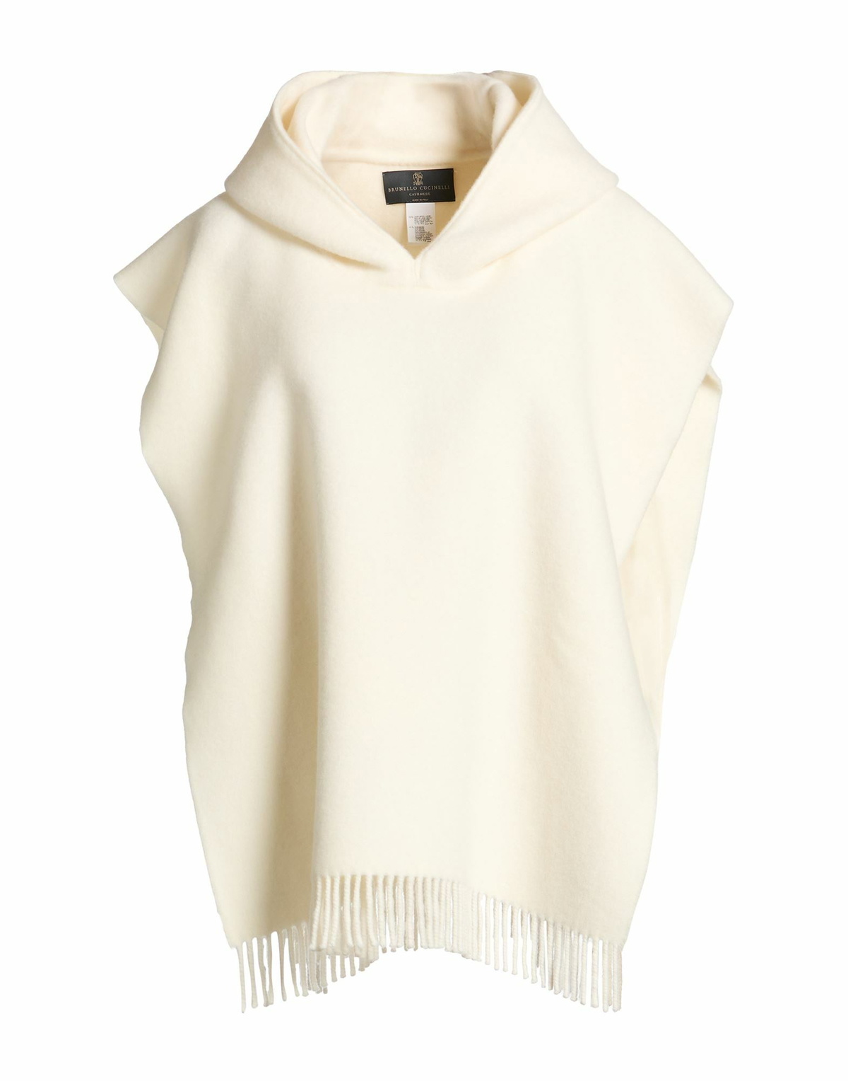 Brunello Cucinelli Cashmere Womens Cape in Off white