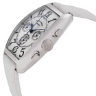 Franck Muller Cintree Curvex Chronograph Automatic Silver Dial Ladies Watch 6850 CC AT-WHT