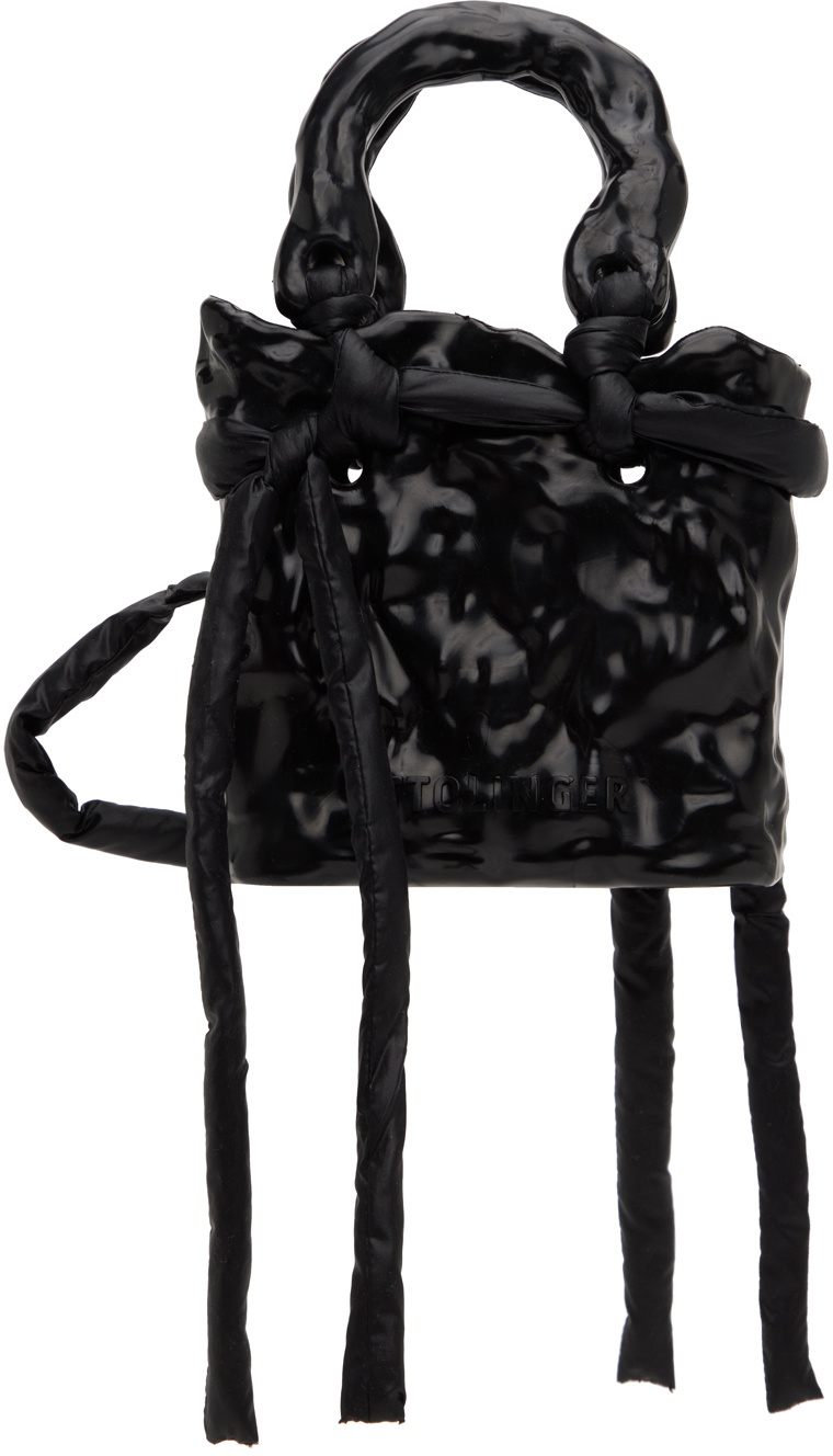 Otto Shoulder Strap Tote Bag Black